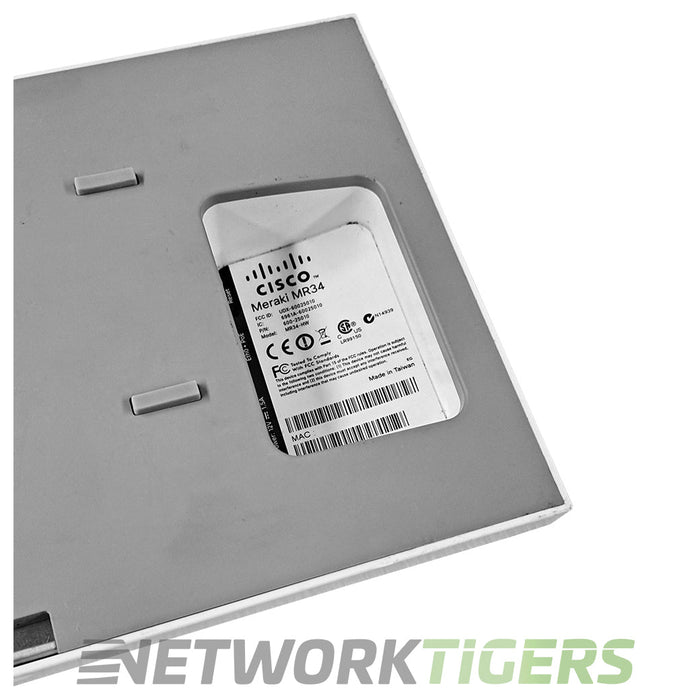 NEW Cisco Meraki MR34-HW Wi-Fi 5 802.11ac Internal Ant Unclaimed WAP w/ Mounts