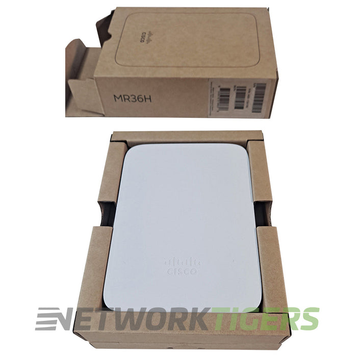 NEW Cisco Meraki MR36H-HW Wi-Fi 6 802.11ax Int Ant Wall Switch Unclaimed WAP