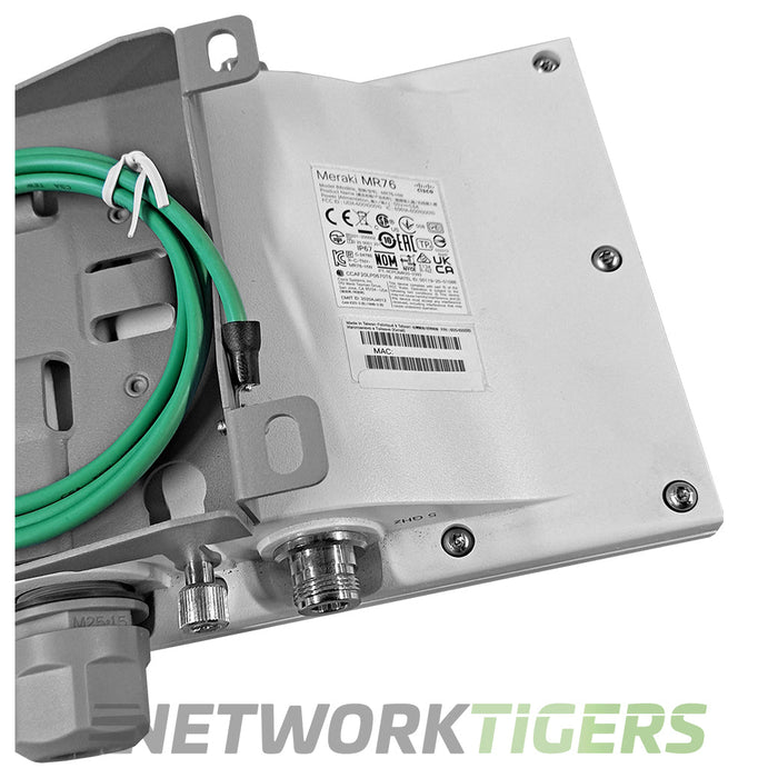 NEW Cisco Meraki MR76-HW Wi-Fi 6 802.11ax ExtAnt Unclaimed Outdoor WAP w/ Mounts