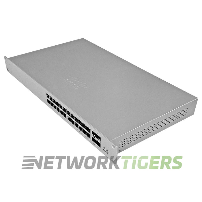 NEW Cisco Meraki MS120-24P-HW 24x 1GB PoE+ RJ45 4x 1GB SFP Unclaimed Switch