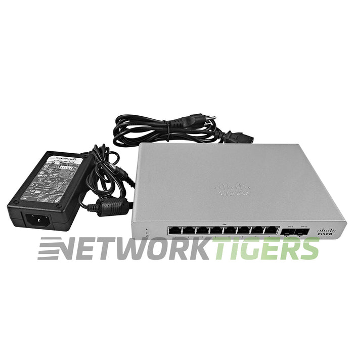 NEW Cisco Meraki MS120-8-HW 8x 1GB RJ45 2x 1GB SFP Unclaimed Switch