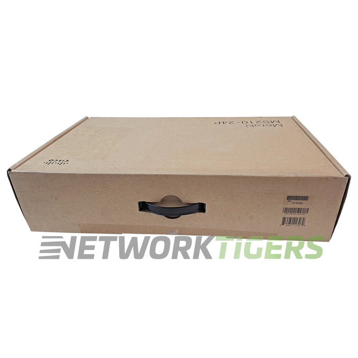 NEW Cisco Meraki MS210-24P-HW 24x 1GB PoE+ RJ45 4x 1GB SFP Unclaimed Switch