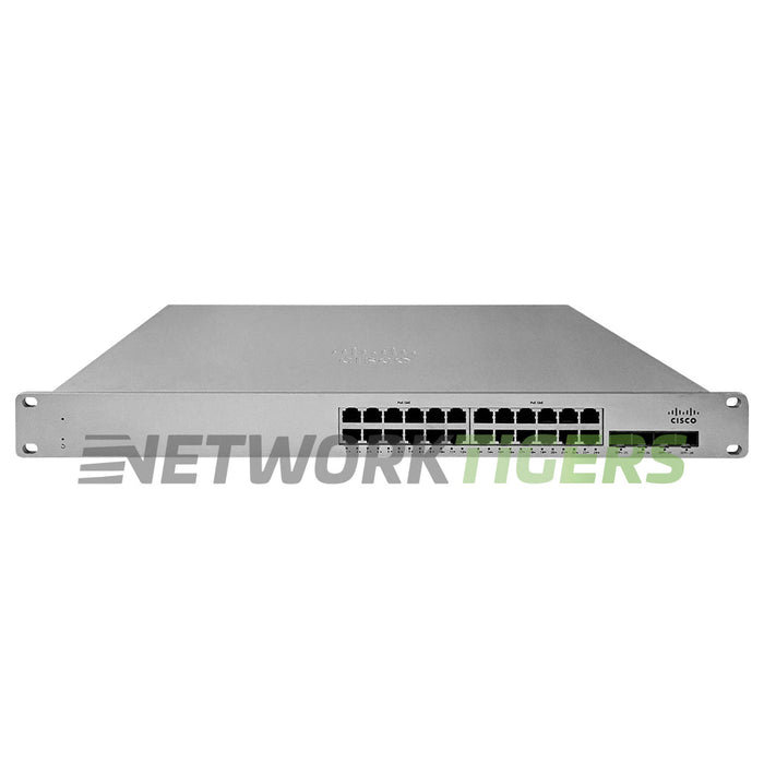 NEW Cisco Meraki MS225-24P-HW 24x 1GB PoE+ RJ-45 4x 10GB SFP+ Unclaimed Switch