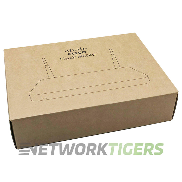 NEW Cisco Meraki MX64W-HW MX Series 250Mbps 5x 1GB RJ45 Unclaimed Firewall