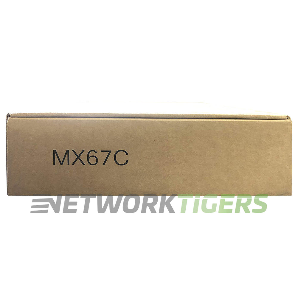 NEW Cisco Meraki MX67C-HW-WW 450 Mbps 5x RJ45 Unclaimed Firewall w/Adapter
