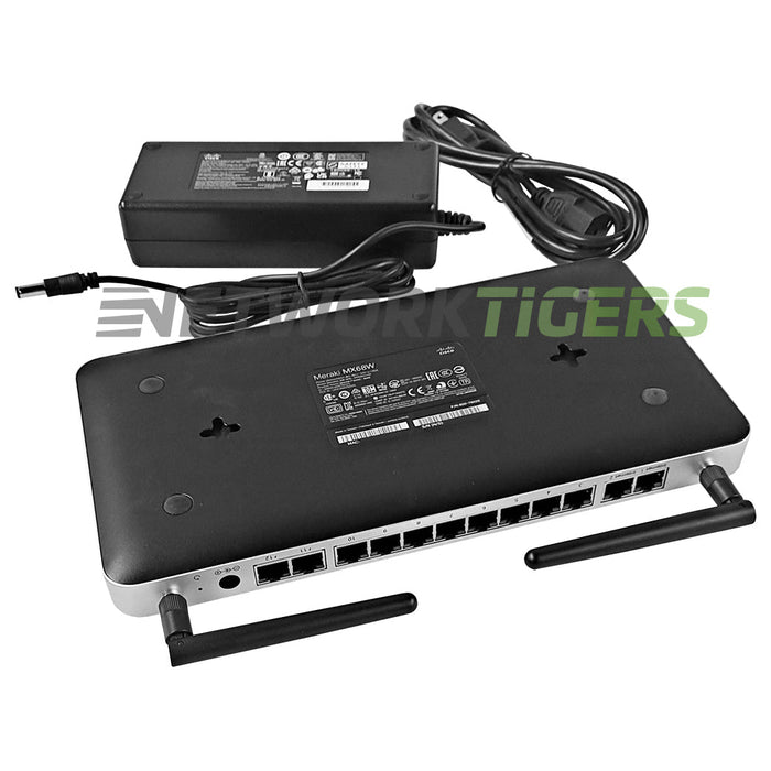 NEW Cisco Meraki MX68W-HW 450 Mbps 12x 1GB RJ45 Unclaimed Firewall