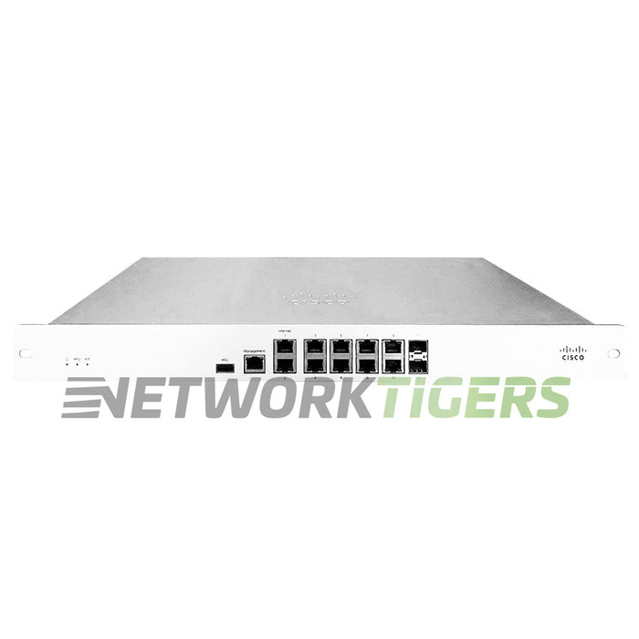 NEW Cisco Meraki MX84-HW 500 Mbps 10x 1GB RJ45 2x 1GB SFP Unclaimed Firewall