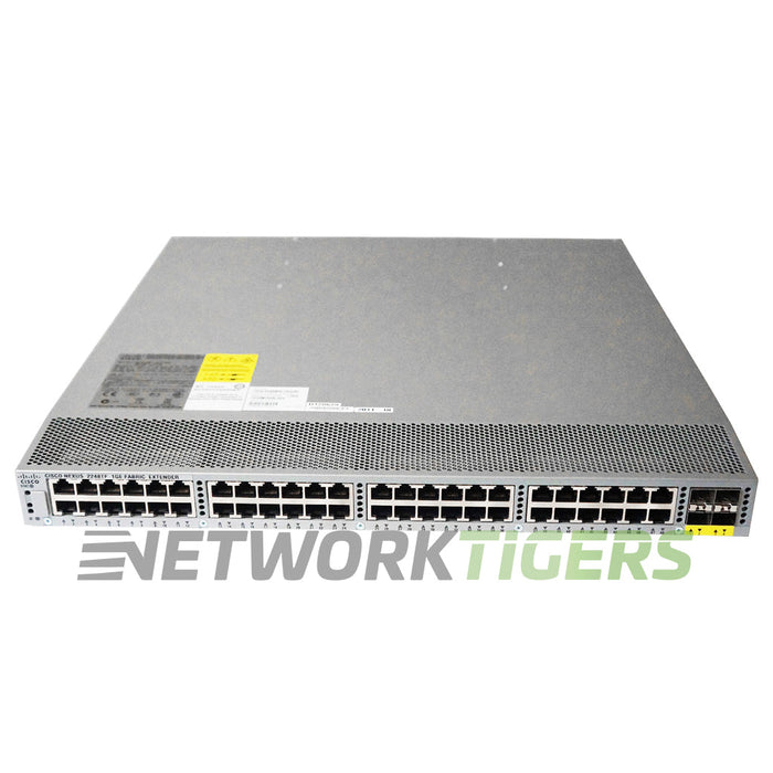 NEW Cisco N2K-C2248TF-1GE 48x 1GB RJ45 4x 10GB SFP+ B-F Air Fabric Extender