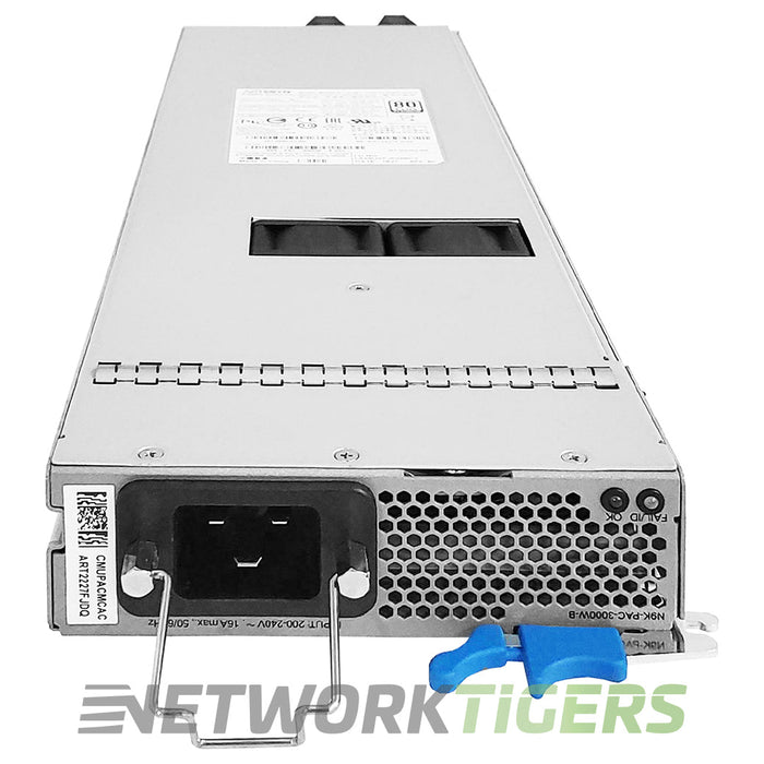 NEW Cisco N9K-PAC-3000W-B 3000W AC F-B Airflow (Port-Side Intake) Power Supply