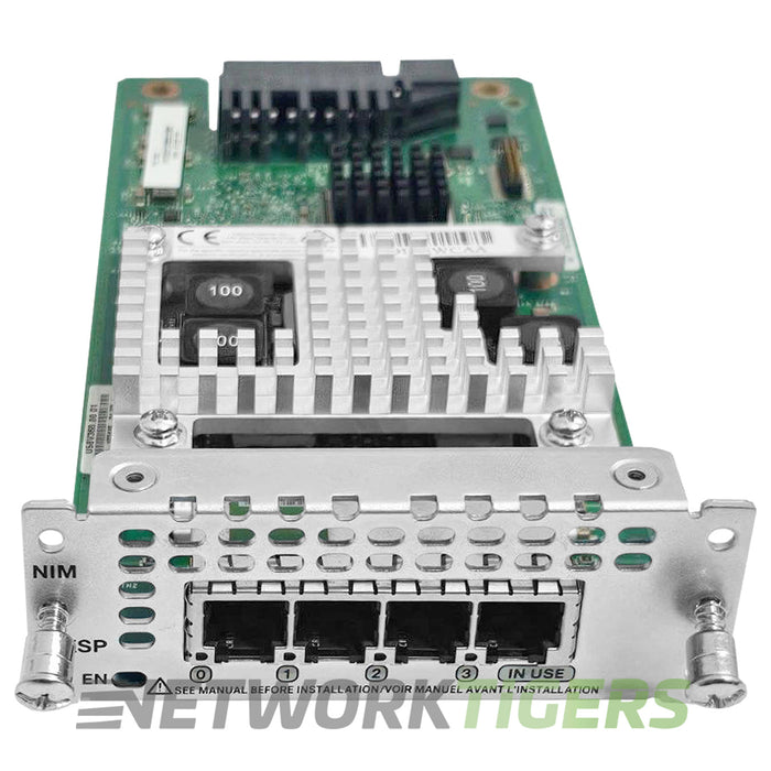 NEW Cisco NIM-4FXSP ISR 4000 Series 4x FXS Router Network Module