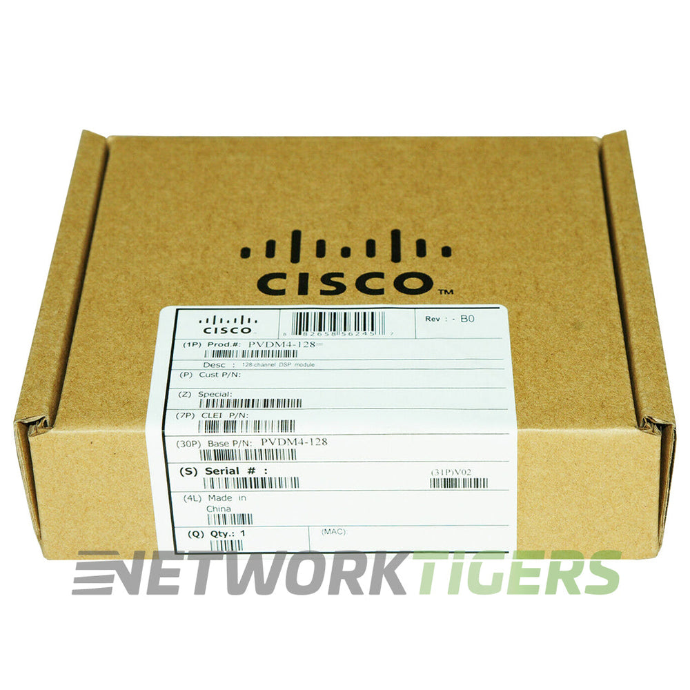 NEW Cisco PVDM4-128 ISR 4000 128-Channel High-Density Voice DSP Module
