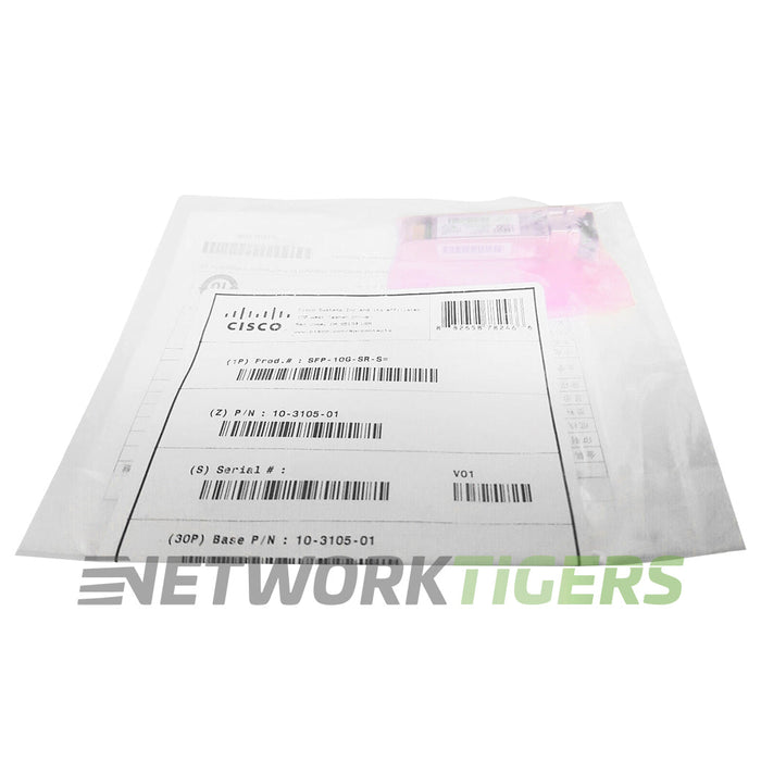 NEW Cisco SFP-10G-SR 10GB BASE-SR 850nm Short Reach MMF SFP+ Transceiver