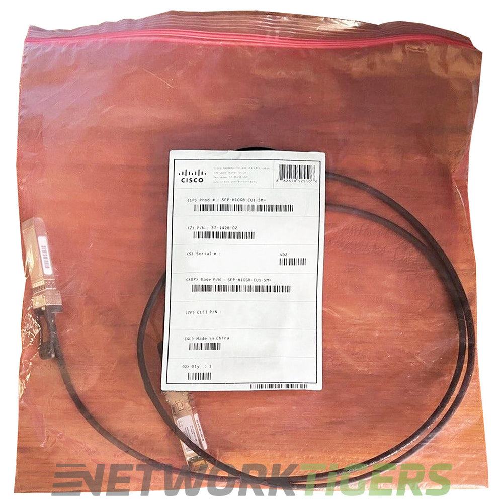 NEW Cisco SFP-H10GB-CU1-5M 1.5m 10GB SFP+ Direct Attach Cable
