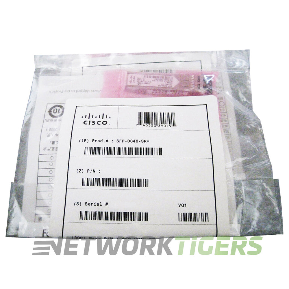 NEW Cisco SFP-OC48-SR OC-48c/STM-16c Short Reach LC SFP Transceiver