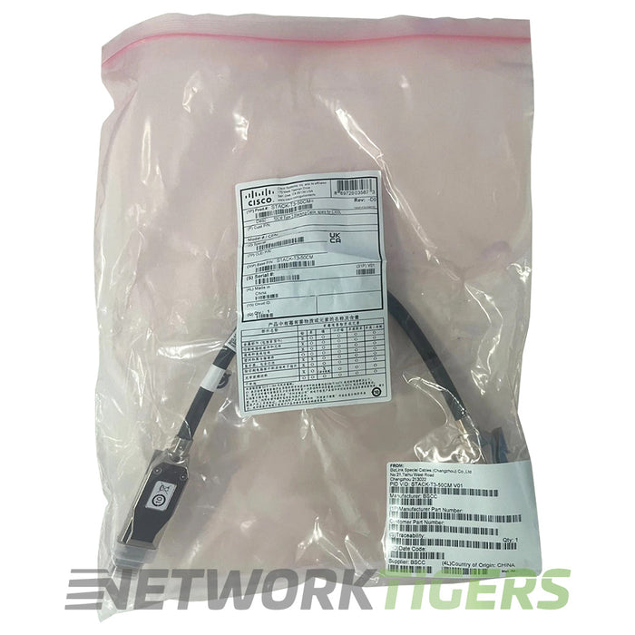 NEW Cisco STACK-T3-50CM Catalyst 9300 Series 50cm Switch Stacking Cable