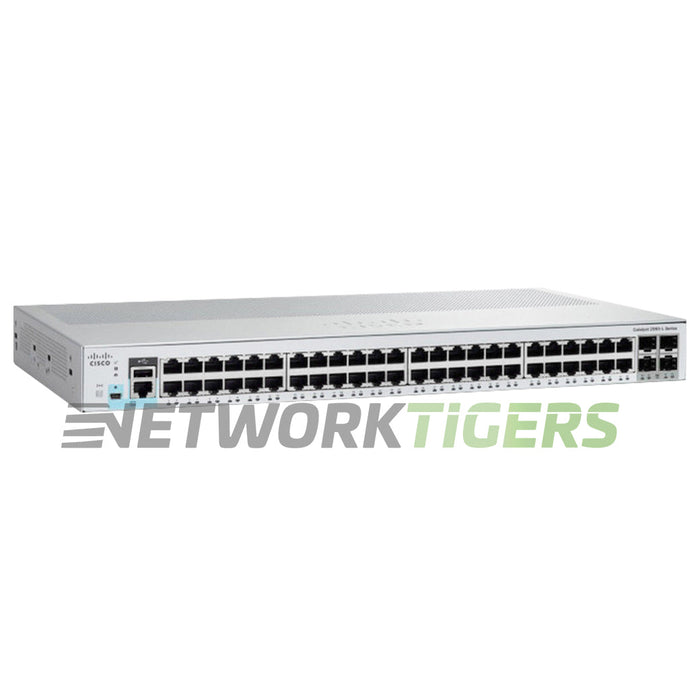 NEW Cisco WS-C2960L-48TS-LL 48x 1GB RJ45 4x 1GB SFP Switch