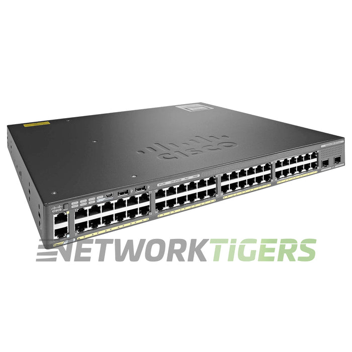 NEW Cisco WS-C2960X-48FPD-L 48x 1GB PoE RJ45 2x 10GB SFP+ Switch