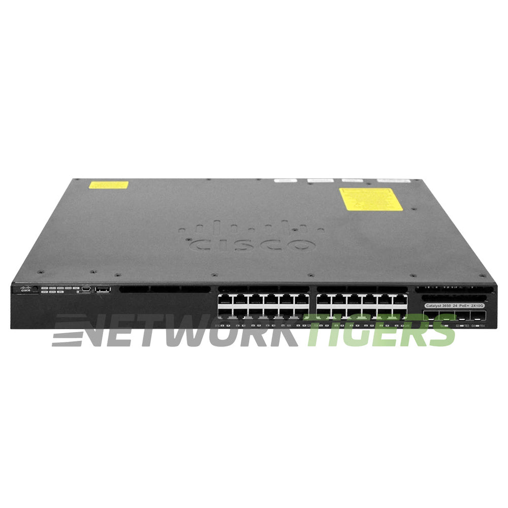 NEW Cisco WS-C3650-24PDM-L 24x 1GB PoE+ RJ45 2x 10GB SFP+ 2x 1GB SFP LB Switch