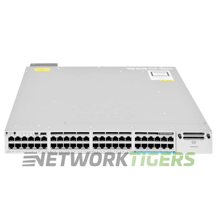 NEW Cisco WS-C3850-12X48U-L 48x (12x MultiGB) UPoE RJ45 1x Mod Slot Switch