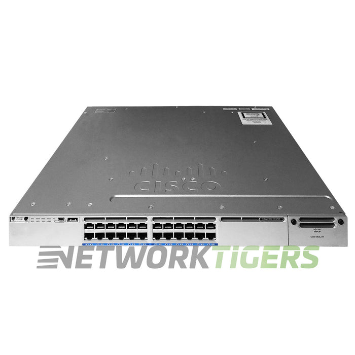 NEW Cisco WS-C3850-24XU-S 24x MultiGB UPoE RJ45 1x Module Slot Switch