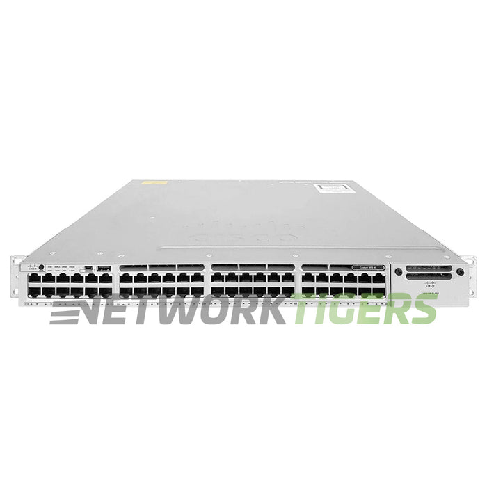 NEW Cisco WS-C3850-48F-L 48x 1GB PoE+ RJ45 1x Free Module Slot Switch