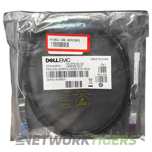 NEW Dell 470-ACFB MP6NM 2m 25GB SFP28 Direct Attach Copper Cable