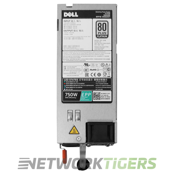NEW Dell DPS-750AB-15 A 750W AC 80 Plus Platinum Power Supply for R630 R730 T630