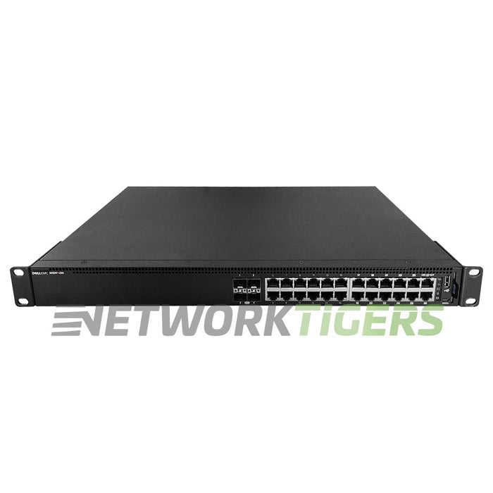NEW Dell N1124P-ON N1100 Series 24x 1GB PoE+ RJ45 4x 10GB SFP+ EMC Switch