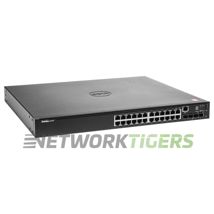 NEW Dell N1524P N1500 Series 24x 1GB PoE+ RJ45 4x 10GB SFP+ EMC Switch
