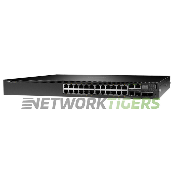 NEW Dell N3024P 24x 1GB PoE (12 PoE+) RJ45 2x 10GB SFP+ 2x 1GB Combo Switch