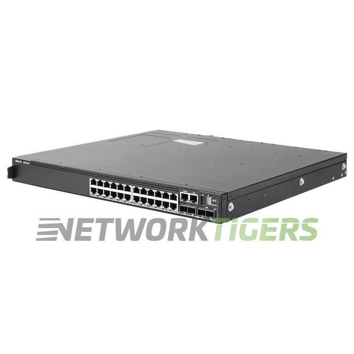 NEW Dell N3224T-ON 24x 1GB RJ45 4x 10GB SFP+ 2x 100GB QSFP28 F-B Air Switch