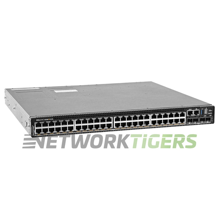 NEW Dell N3248PXE-ON 48x 10GB PoE Copper 4x SFP28 2x QSFP28 F-B Air OS6 Switch