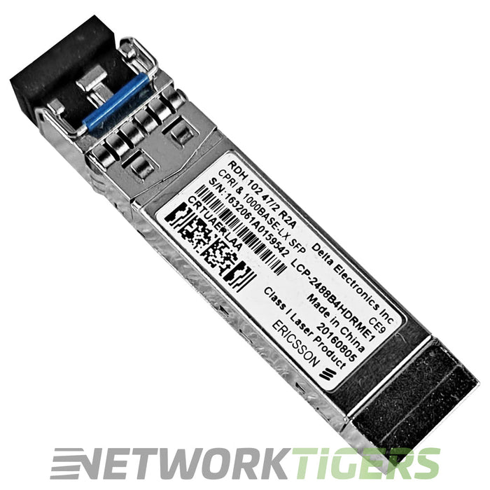 NEW Ericsson RDH 102 47/2 R2A 1GB BASE-LX CE9 SFP Transceiver