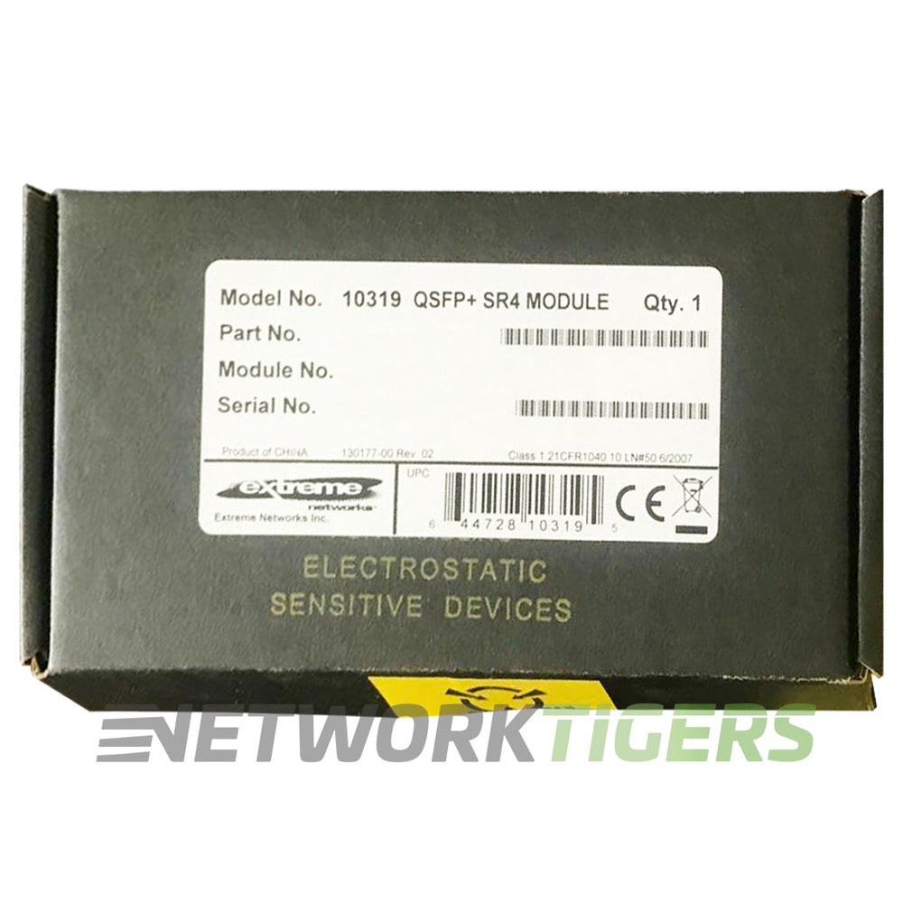 NEW Extreme 10319 40GB BASE-SR4 850nm MPO MMF QSFP+ Transceiver