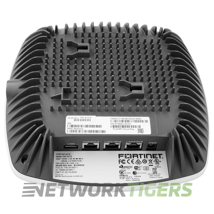 NEW Fortinet FAP-421E-A FortiAP 802.11ac Wi-Fi 5 4x4 Local Management Only WAP