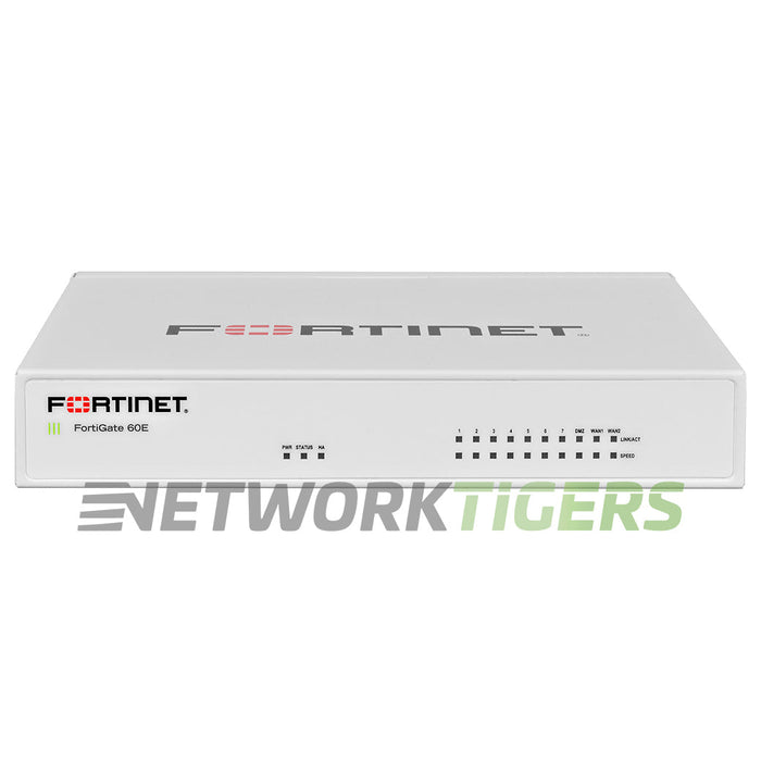 NEW Fortinet FG-60E FortiGate 60E Series 3 Gbps 10x 1GB RJ-45 Firewall UNCLAIMED