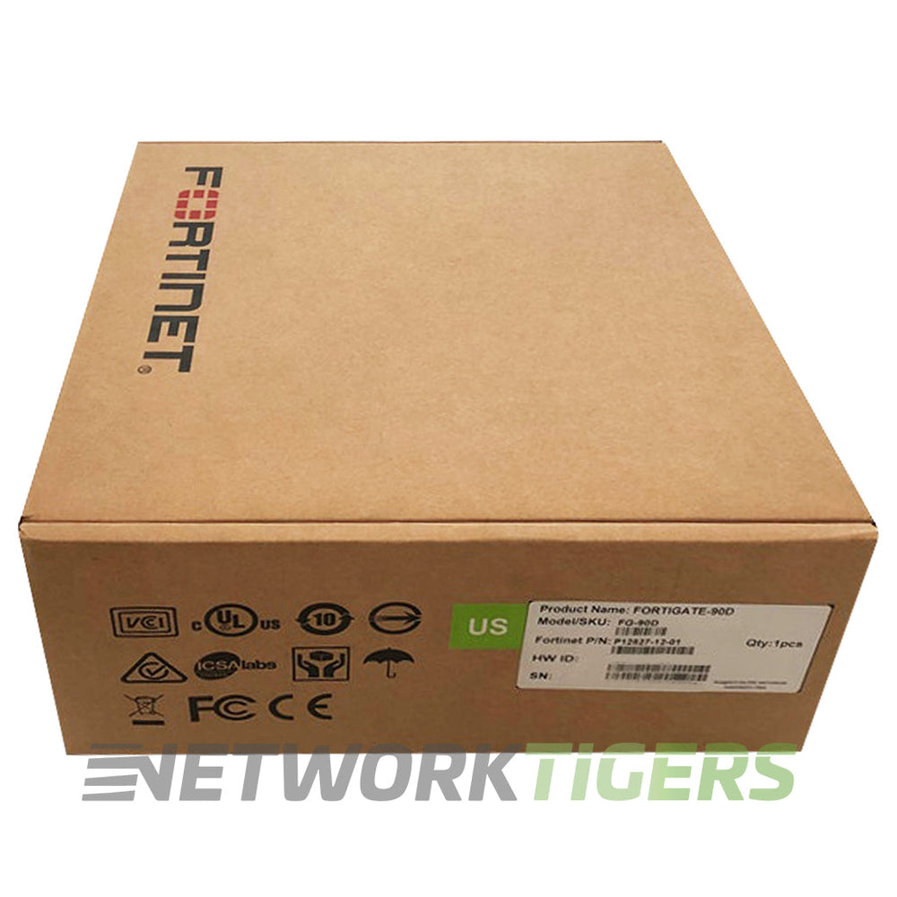 NEW Fortinet FG-90D-POE FortiGate 90D 3.5 Gbps 16x 1GB PoE RJ45 Firewall