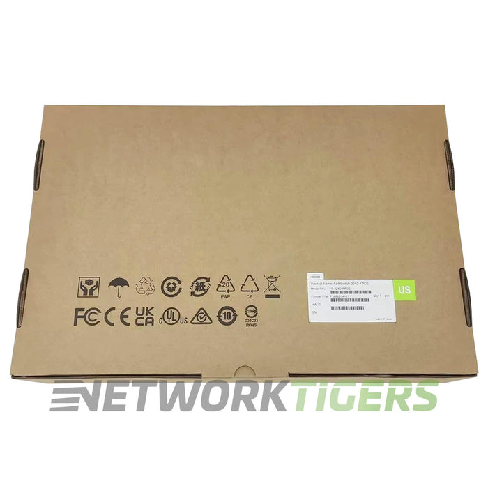NEW Fortinet FS-224D-FPOE 24x 1GB PoE+ RJ45 4x SFP Local Management Only Switch