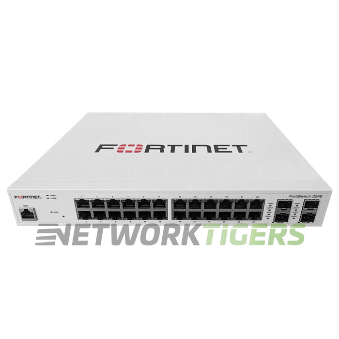 NEW Fortinet FS-224E 200 Series 24x 1GB RJ45 4x 1GB SFP Switch