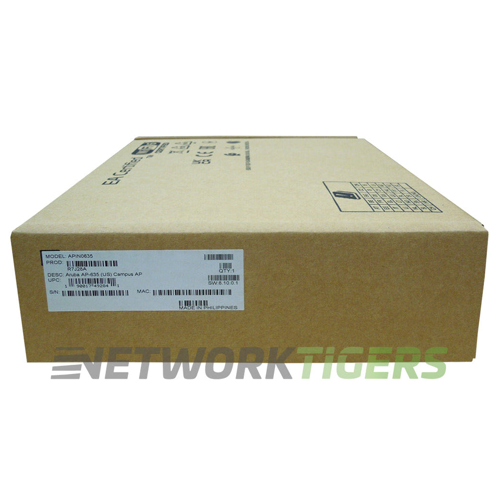 NEW HPE Aruba AP-635 R7J28A Wi-Fi 6E 802.11ax Internal Ant Campus Wireless AP