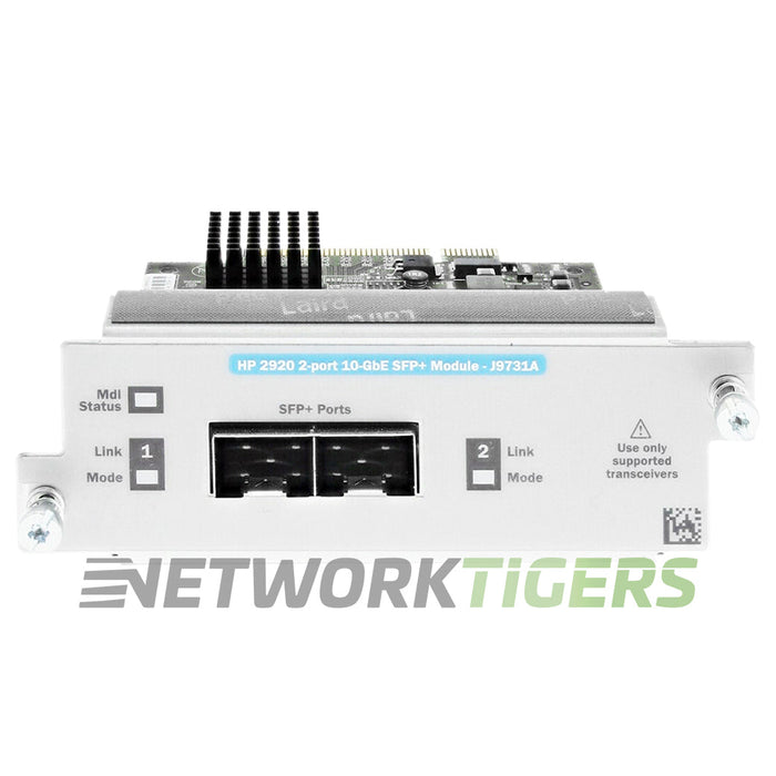 NEW HPE Aruba J9731AS 2920 Series 2x 10GB SFP+ Smart Buy Switch Module