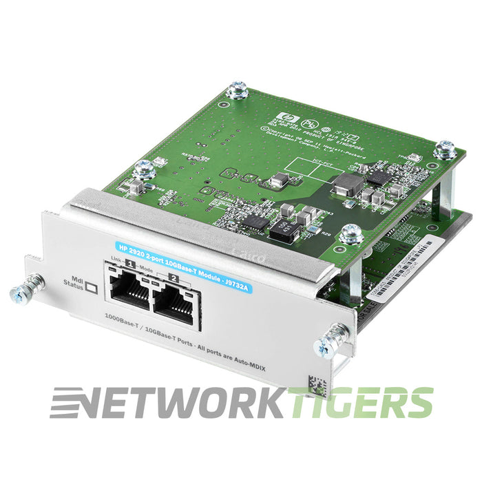 NEW HPE Aruba J9732A 2920 Series 2x 10GB Copper Switch Module
