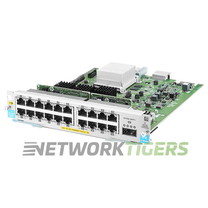 NEW HPE Aruba J9992A 5400R zl2 20x 1GB PoE+ RJ45 1x 40GB QSFP+ MACsec v3 Module