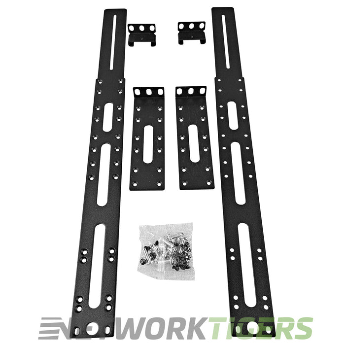 NEW HPE Aruba JL483C CX 8325 Series 4-Post Switch Rack Mount Kit