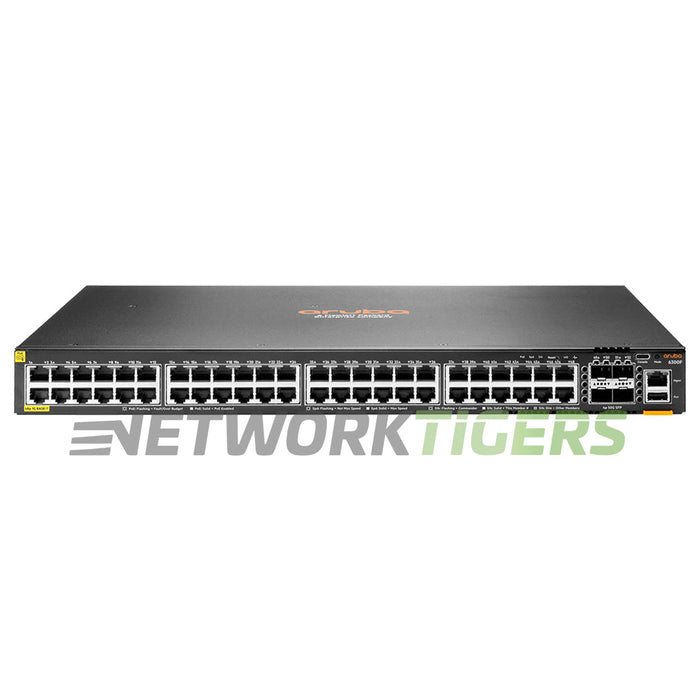 NEW HPE Aruba JL665A CX 6300 Series 48x 1GB PoE+ RJ45 4x 50GB SFP56 Switch