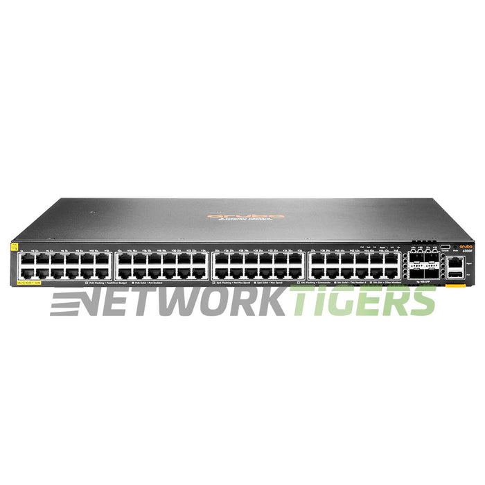 NEW HPE Aruba JL728A CX 6200 Series 48x 1GB PoE+ RJ45 4x 10GB SFP+ Switch