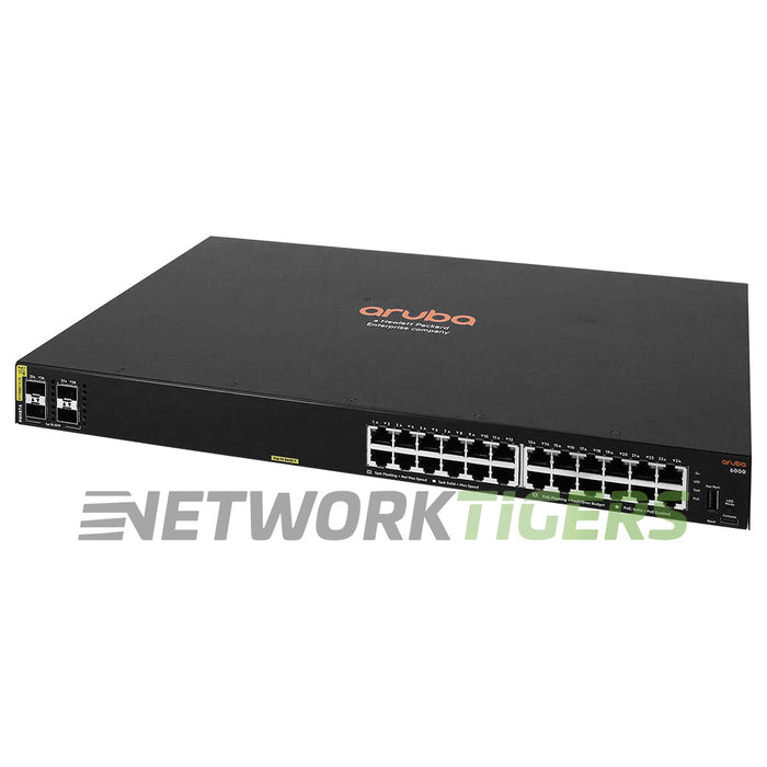 NEW HPE Aruba R8N87A CX 6000 Series 24x 1GB PoE RJ45 4x 1GB SFP Switch
