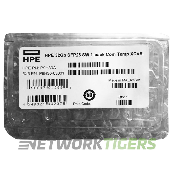 NEW HPE P9H30A 32GB Fibre Channel SFP+ Transceiver