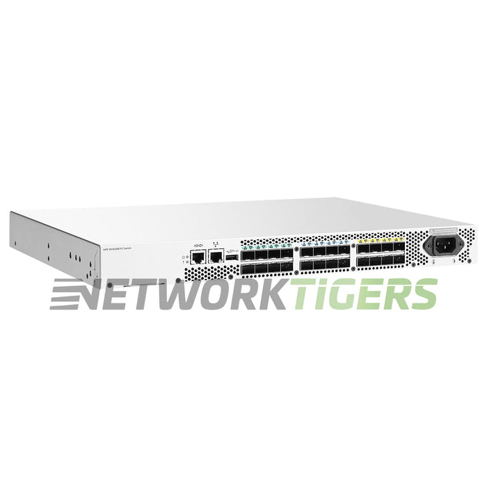NEW HPE R4G55A SN3600B Series 24x 32GB FC SFP+ (8x Active) SAN Switch