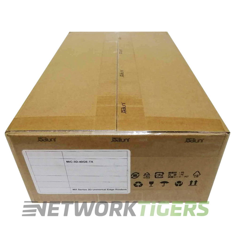 NEW Juniper MIC-3D-40GE-TX MX Series 40x 1GB RJ45 Router Module